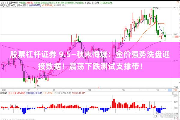 股票杠杆证券 9.5—秋末悔城：金价强势洗盘迎接数据！震荡下跌测试支撑带！