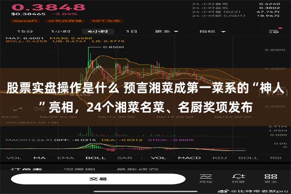 股票实盘操作是什么 预言湘菜成第一菜系的“神人”亮相，24个湘菜名菜、名厨奖项发布